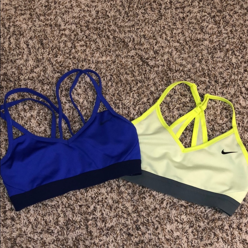 Two Nike Sports Bras